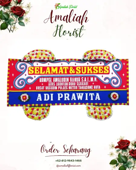 Papan Bunga Ucapan Selamat Mauk Barat